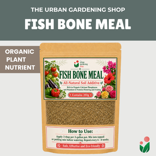Fish Bone Meal - All-Natural Soil Additive Rich in Phosphorus and Calcium For Flowering, & Fruiting