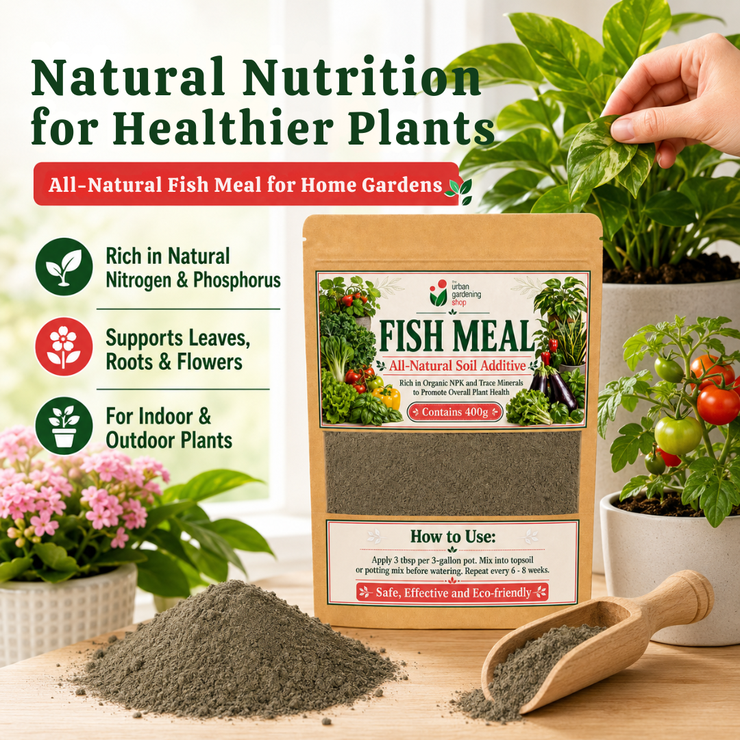 Fish Meal All-Natural Soil Additive for Plants, Garden Soil and Potting Mix – Source of Organic NPK