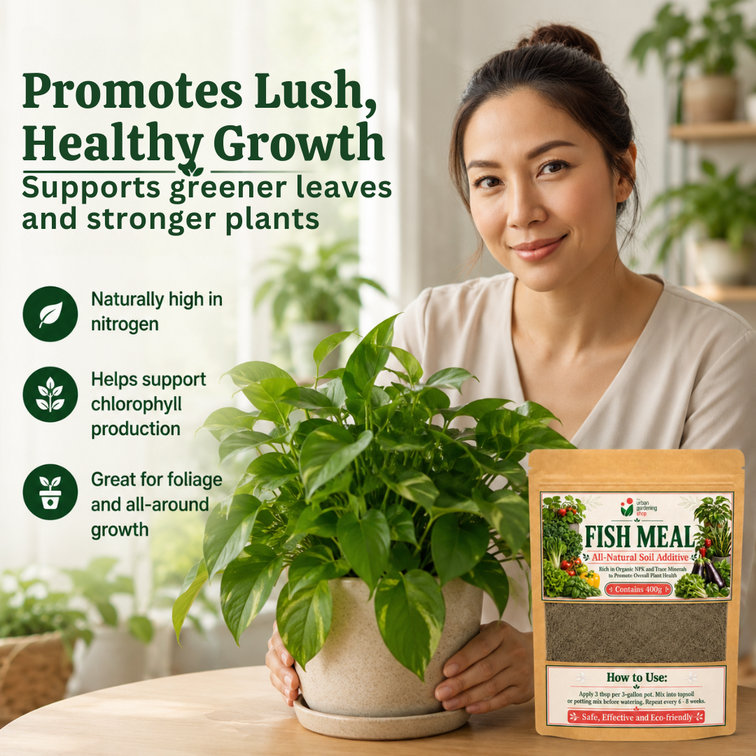 Fish Meal All-Natural Soil Additive for Plants, Garden Soil and Potting Mix – Source of Organic NPK