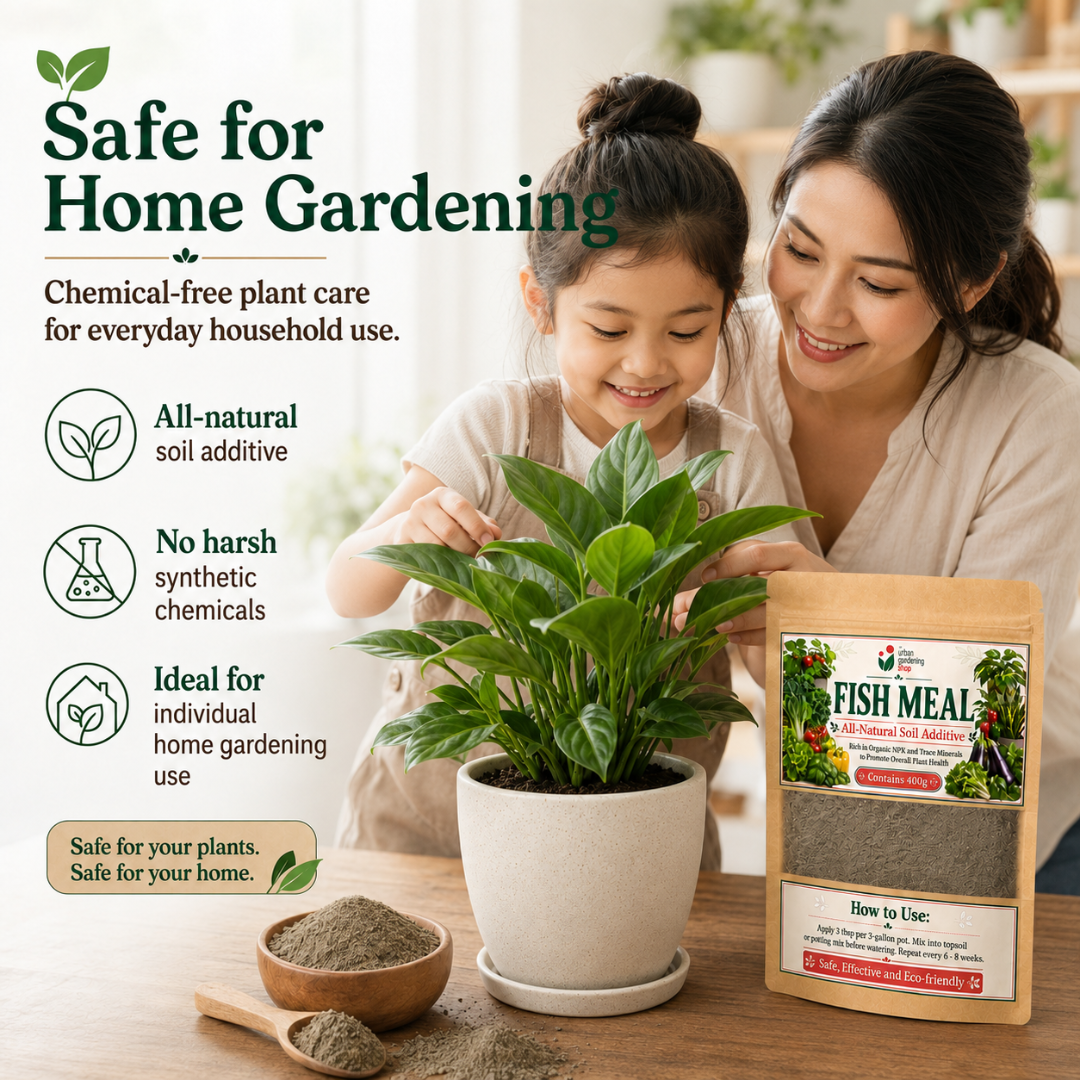 Fish Meal All-Natural Soil Additive for Plants, Garden Soil and Potting Mix – Source of Organic NPK