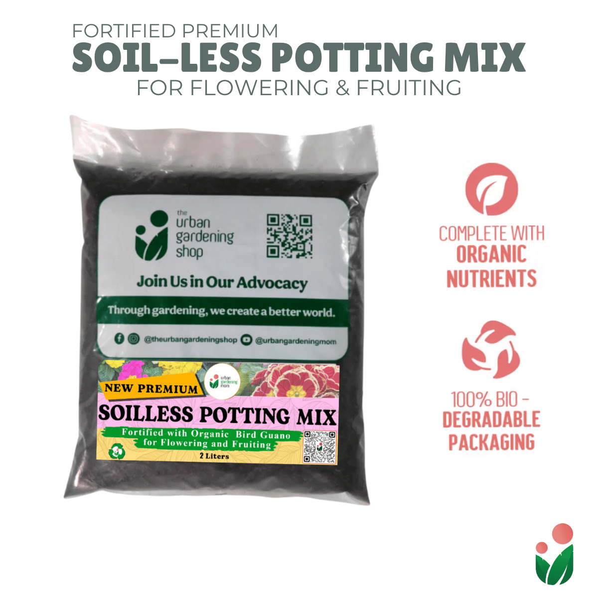 Soilless Potting Mix [Fortified Mix] For Flowering and Fruiting