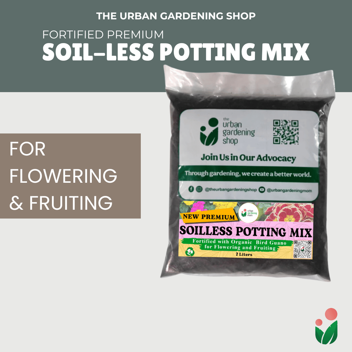 Soilless Potting Mix [Fortified Mix] For Flowering and Fruiting