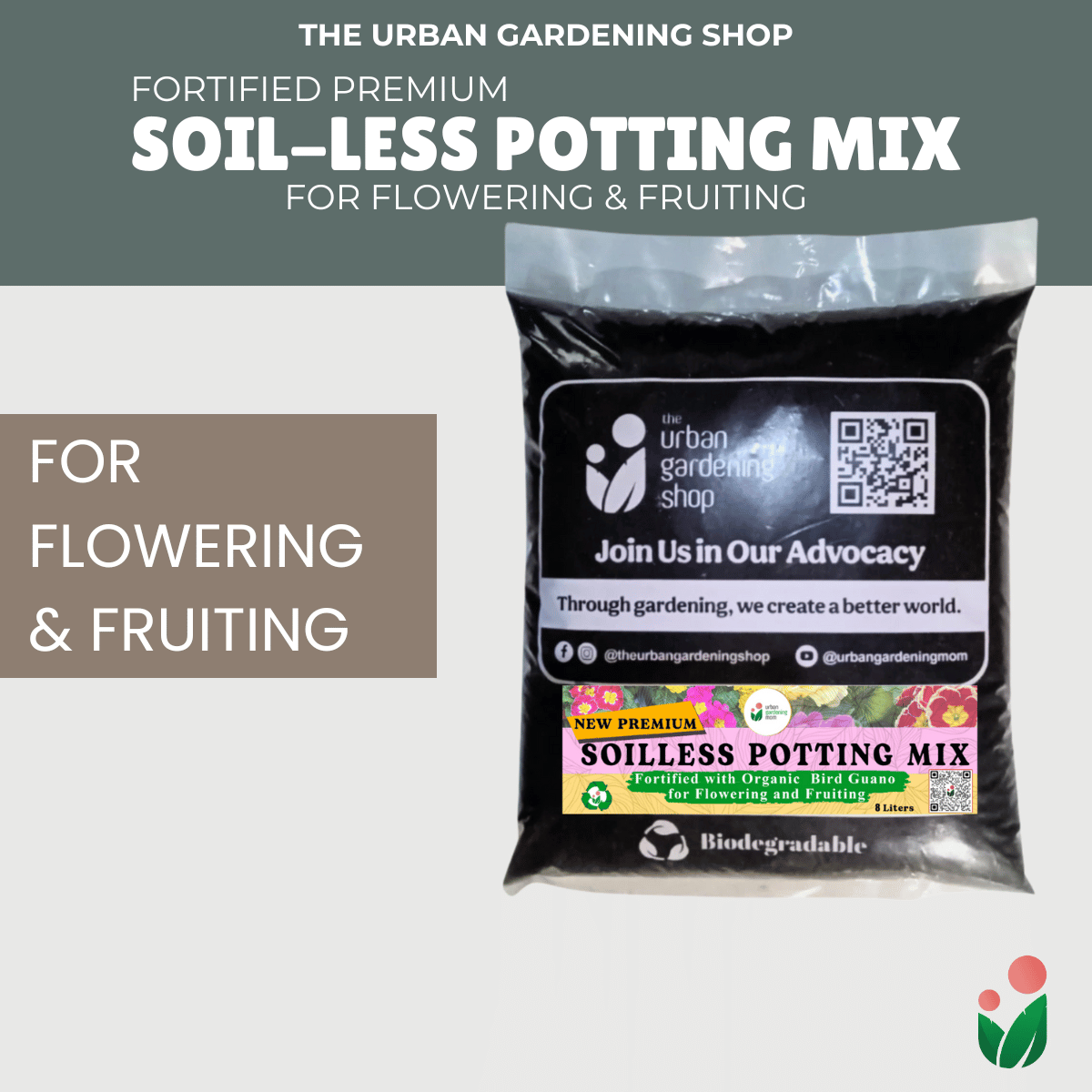 Soilless Potting Mix [Fortified Mix] For Flowering and Fruiting