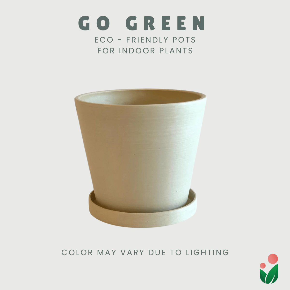 Go Green Eco-Friendly Garden Pots - Classic Design Small And Medium Sizes