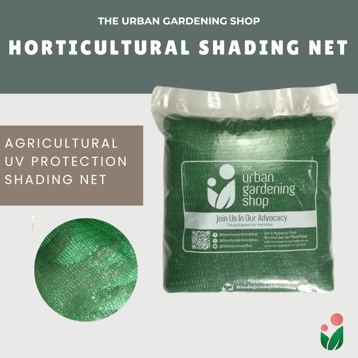 Shade Nets for Gardens and Other Uses|  Protective Gardening Shade  (2m x 3m)