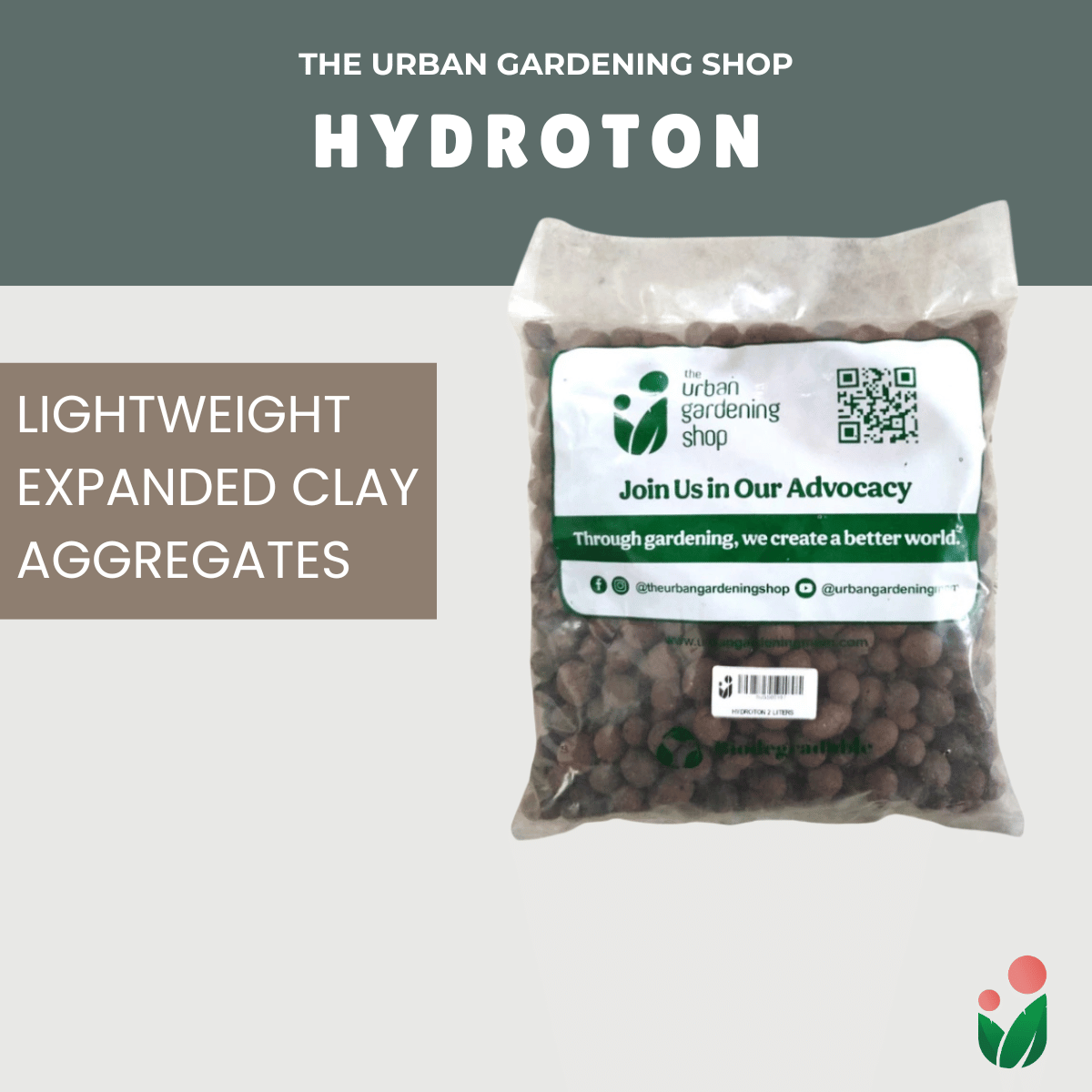 HYDROTON (Premium Quality)-  Lightweight Expanded Clay Aggregate  for Hydroponics and Soil Amendment