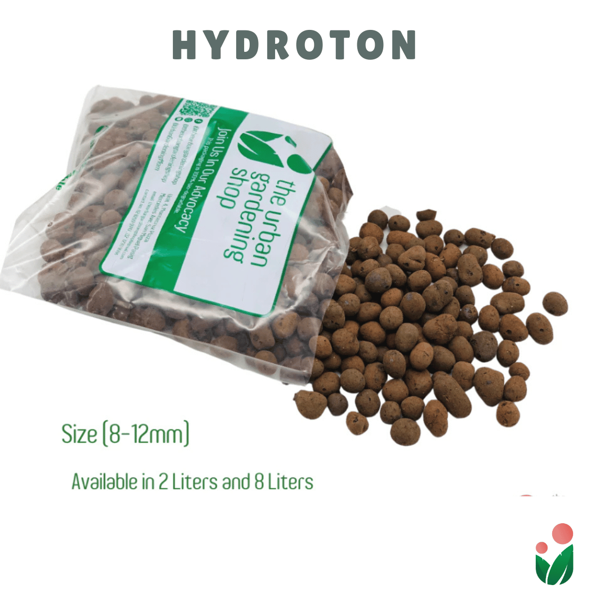 HYDROTON (Premium Quality)-  Lightweight Expanded Clay Aggregate  for Hydroponics and Soil Amendment