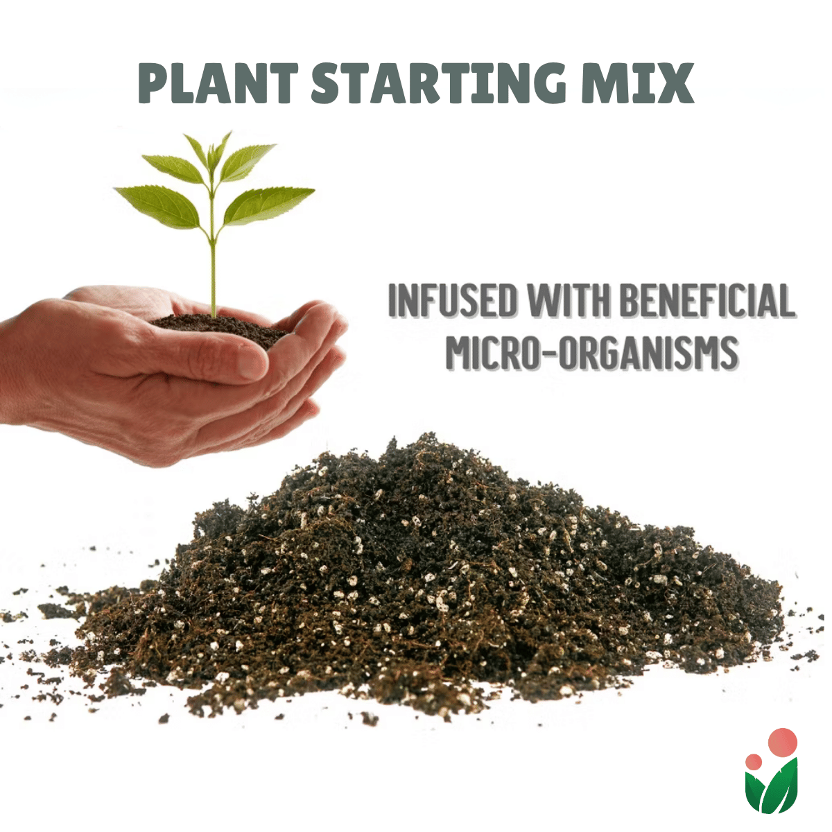 Soil-less Plant Starting Mix (2.0 Liter per Pack + FREE Starting Guide Kit)| Best Grow Media For Starting Plants