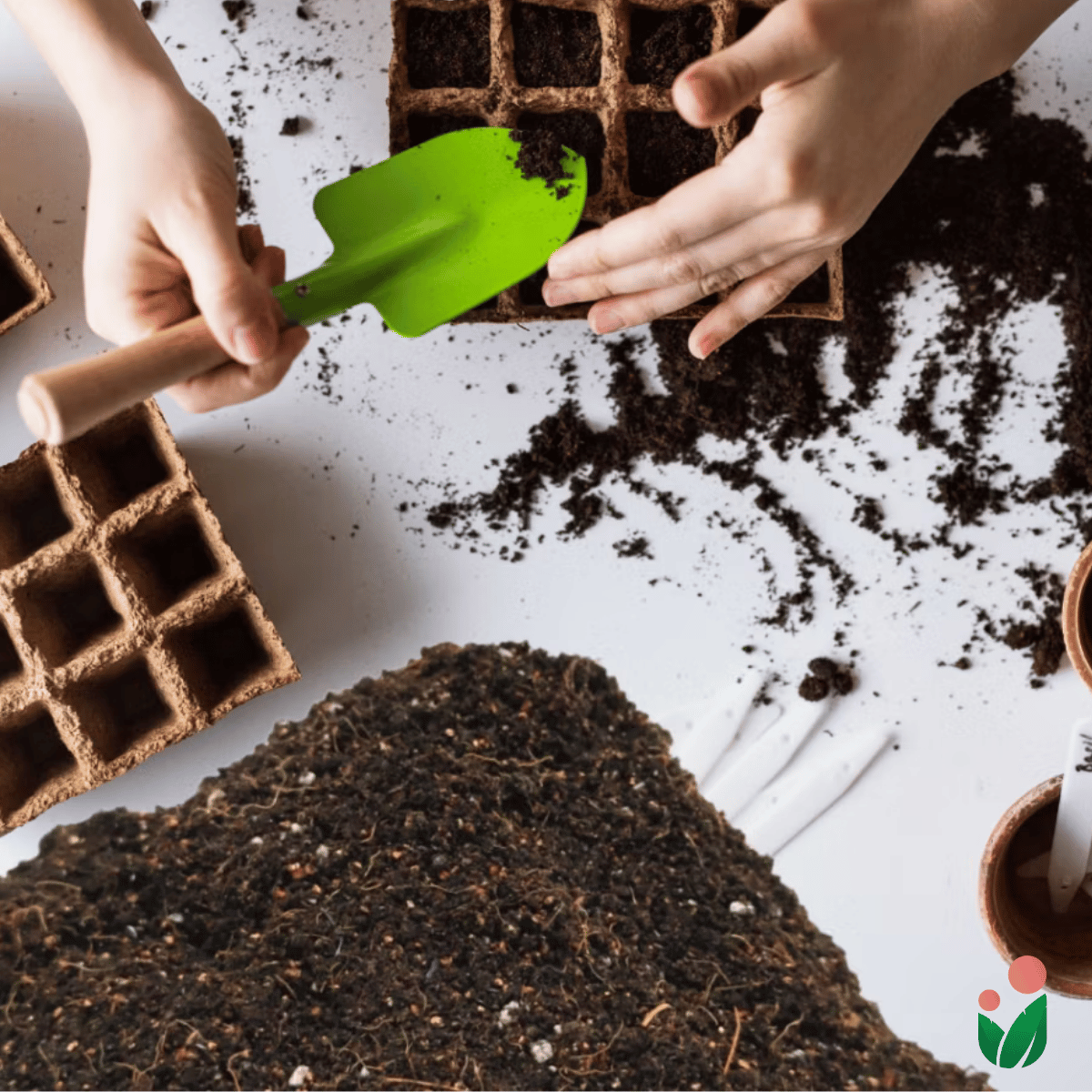 Soil-less Plant Starting Mix (2.0 Liter per Pack + FREE Starting Guide Kit)| Best Grow Media For Starting Plants