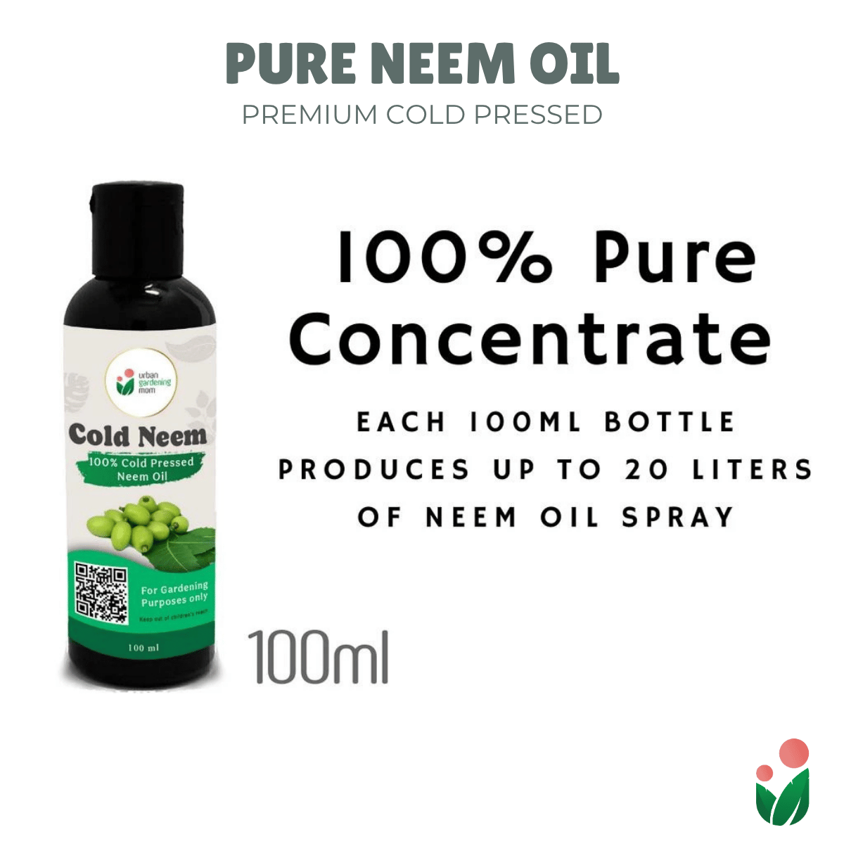 COLD NEEM 100% Pure Neem Oil Extracted from Neem Seeds using Cold Press Method