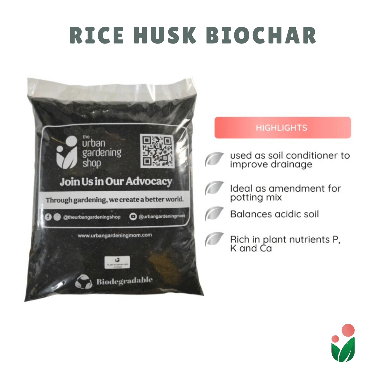 Rice Husk Biochar