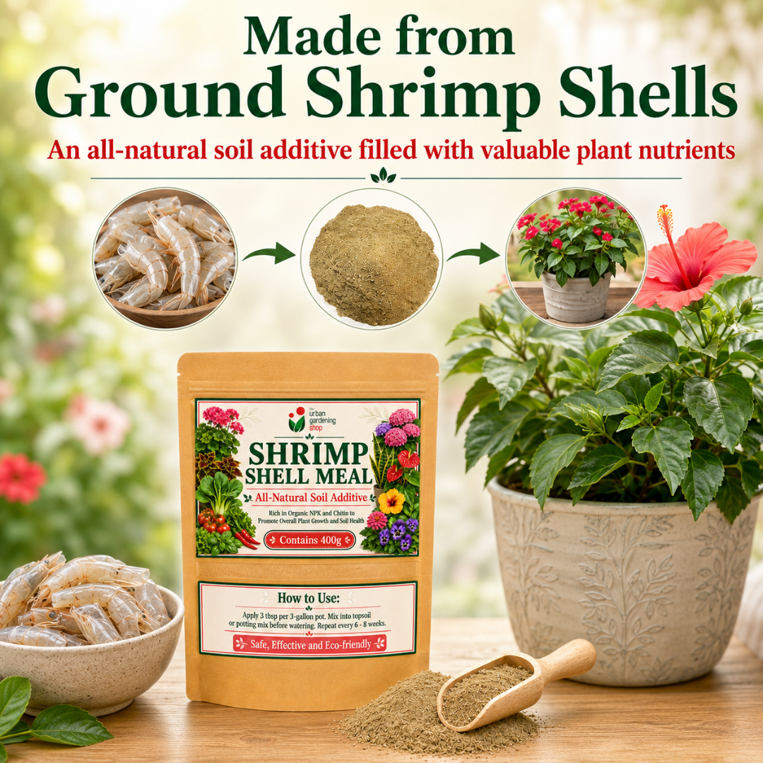 Shrimp Shell Meal - Derived from Ground Shrimp Shells (Contains Rich Organic Nutrients for Plants)