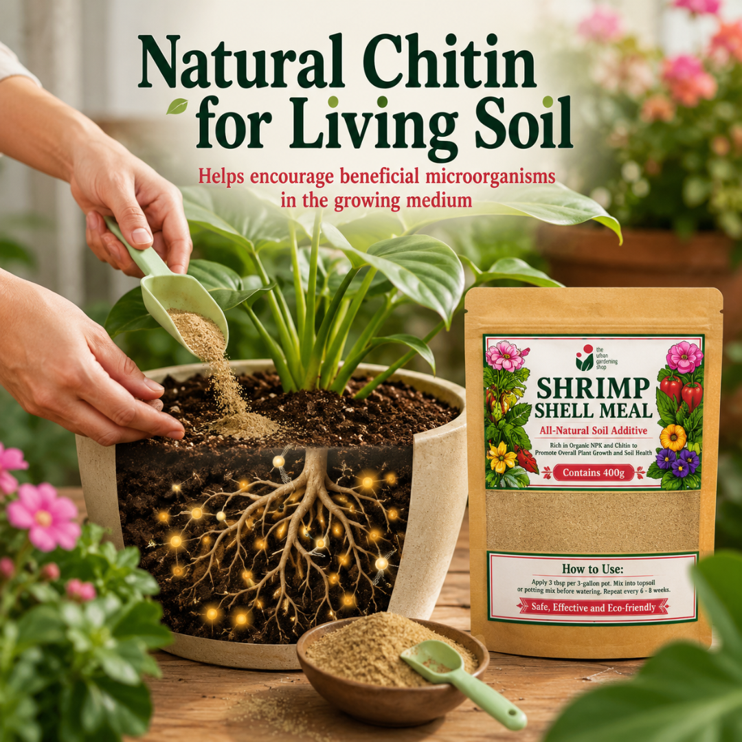Shrimp Shell Meal - Derived from Ground Shrimp Shells (Contains Rich Organic Nutrients for Plants)
