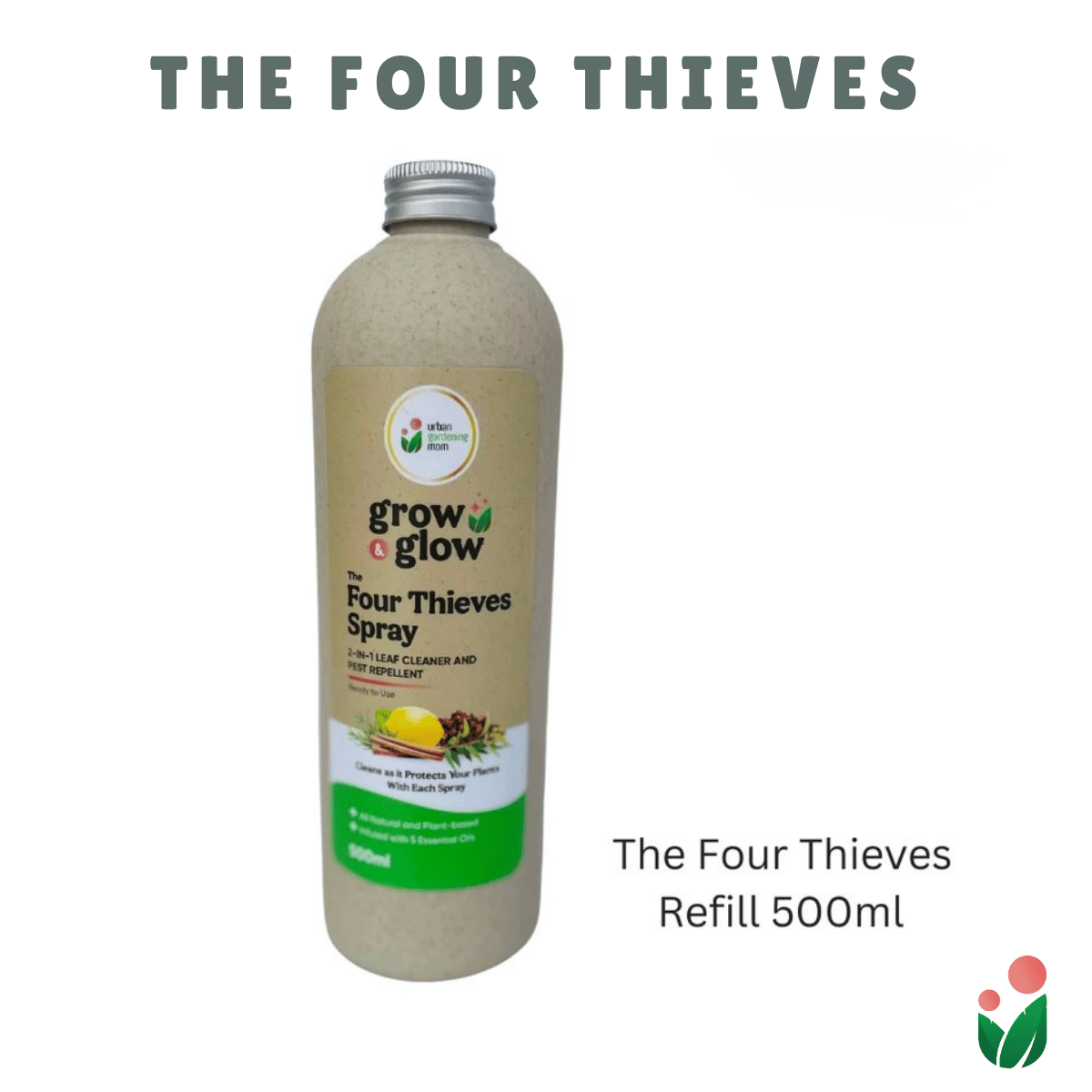 THE FOUR THIEVES BLEND All-Purpose Garden Spray -  Disinfectant, Cleaning, Misting, Air Freshener and Insect Repellant in One – For  Indoor Use