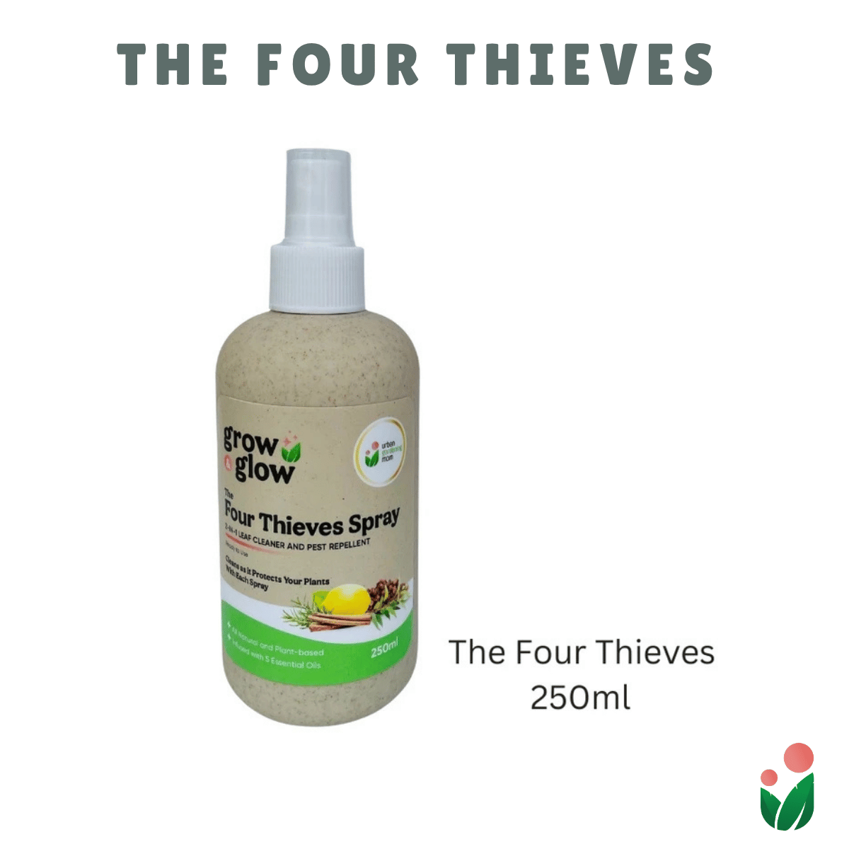 THE FOUR THIEVES BLEND All-Purpose Garden Spray -  Disinfectant, Cleaning, Misting, Air Freshener and Insect Repellant in One – For  Indoor Use
