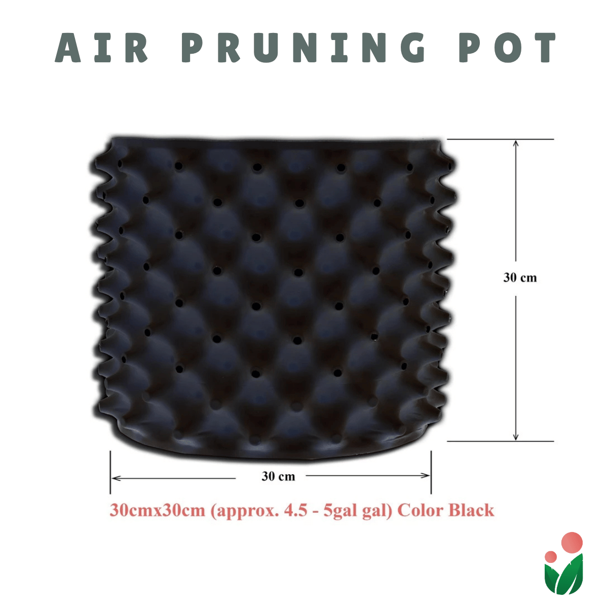 AIR PRUNING POT (1 set)- A revolutionary Idea in Container Gardening