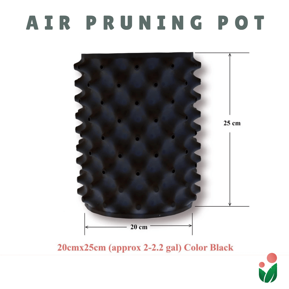 AIR PRUNING POT (1 set)- A revolutionary Idea in Container Gardening