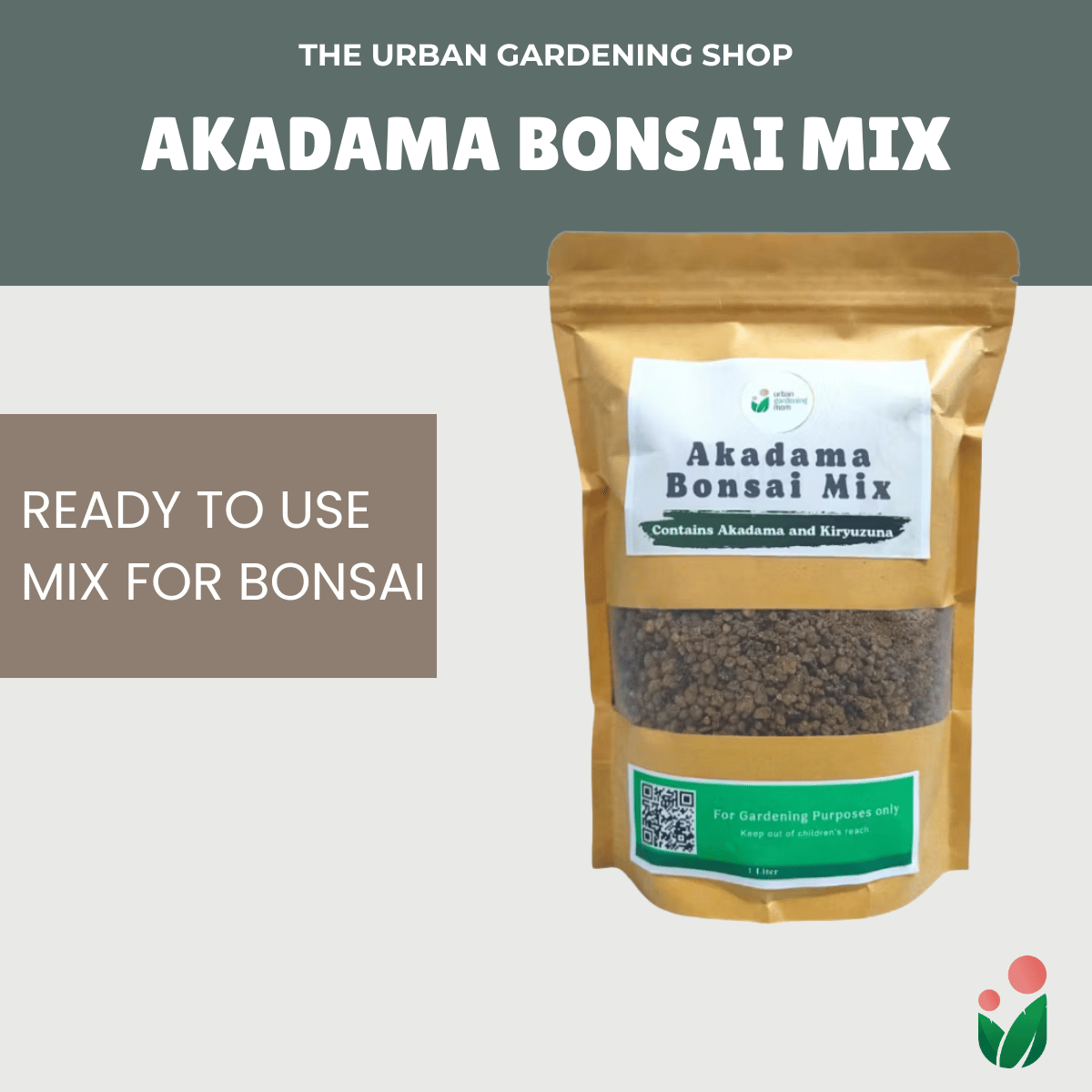 Akadama Bonsai Mix -  Pre-mixed and Ready to Use