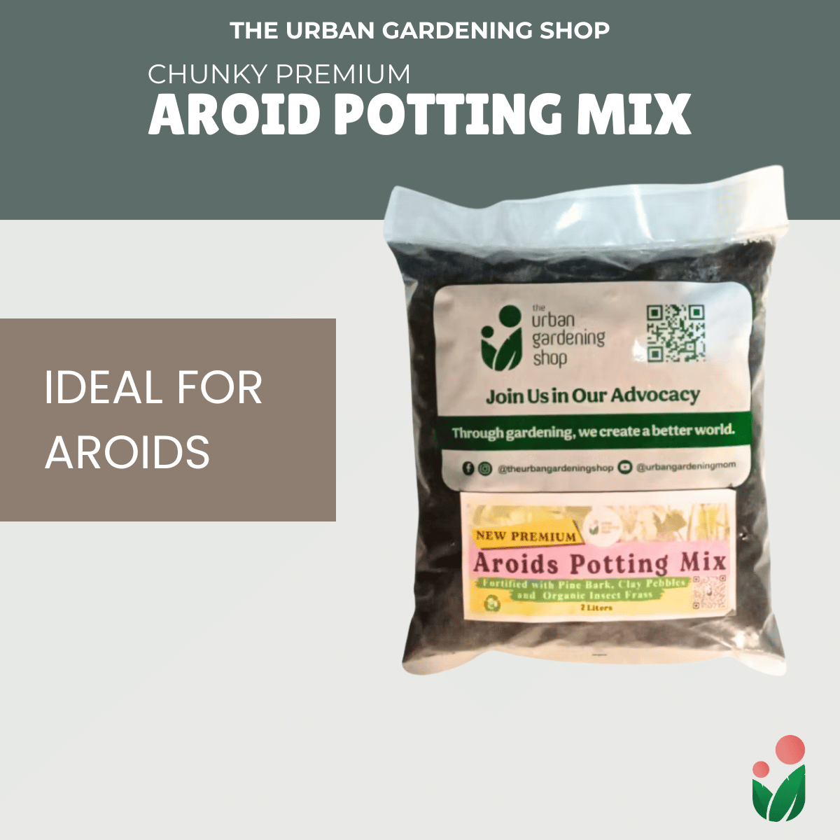 AROIDS SOIL -LESS POTTING MIX- Best for Monstera, Philodendron, Aglaon –  Urban Gardening Mom