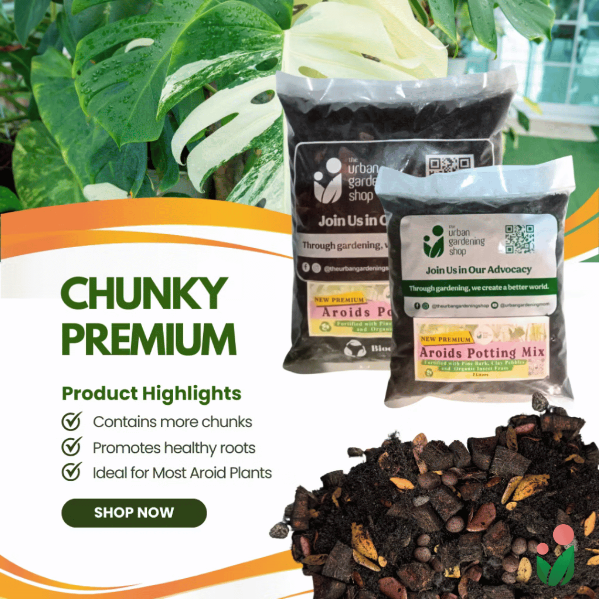 AROIDS SOIL -LESS POTTING MIX- Best for Monstera, Philodendron, Aglaon   Urban Gardening Mom