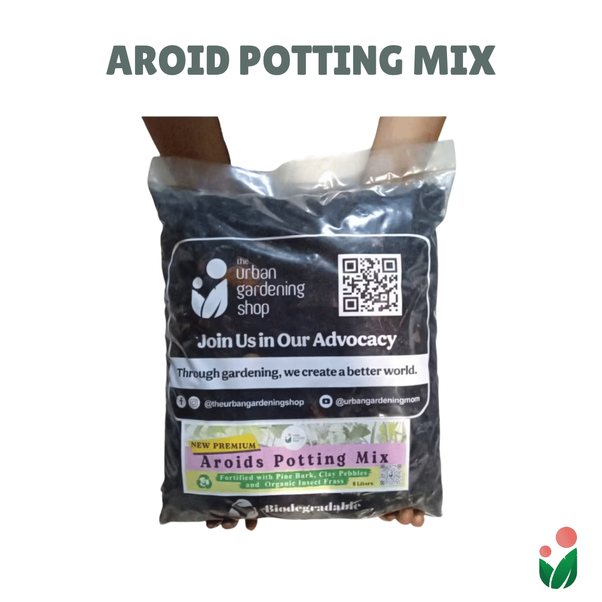 AROIDS SOIL -LESS POTTING MIX- Best for Monstera, Philodendron, Aglaonema, Alocasia, Pothos and Most Types of House Plants that tend to grow extensive aerial roots