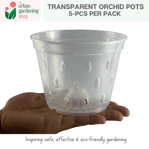 Transparent Orchid Pot - Quality Pots to Promote Root Air Circulation