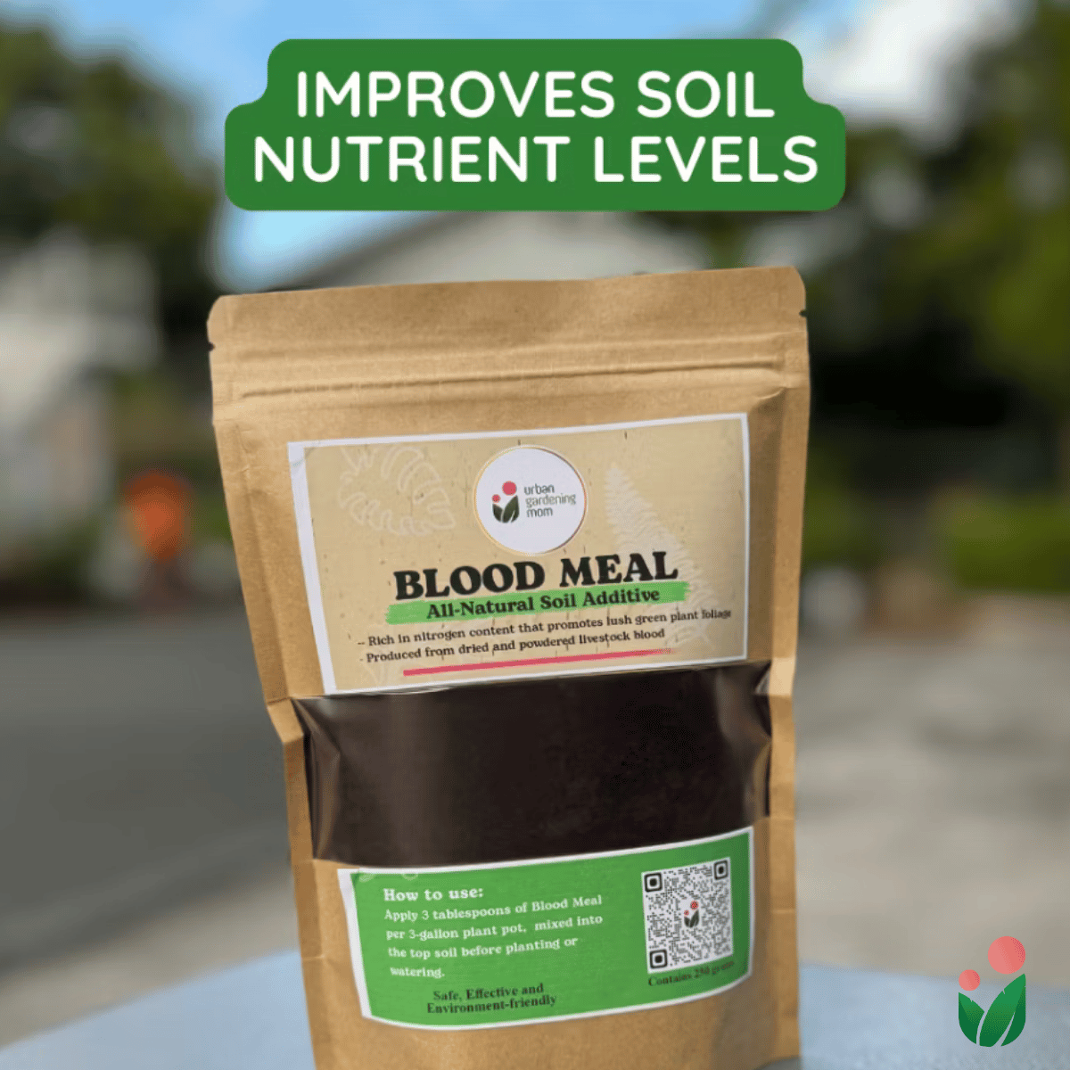 Blood Meal - An All Natural Soil Additive Derived from Livestock Blood which contains a rich source of natural macro and micronutrients beneficial for most garden plants