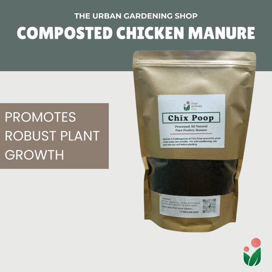 CHIX POOP   - All-Natural and Processed Soil Conditioner and Plant Food made from Chicken Manure