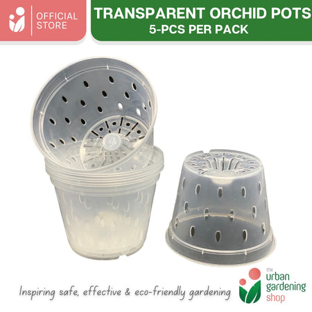 Transparent Orchid Pot - Quality Pots to Promote Root Air Circulation