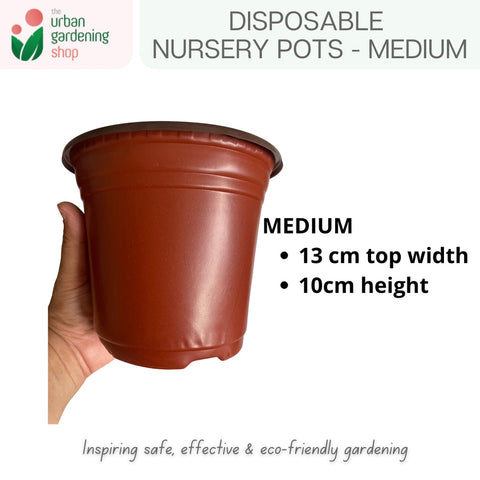 Nursery Pots - Non-biodegradable and  Disposable & Not for Long Term Use