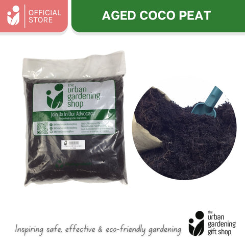 Aged Composted Coco Peat - Soil Substitute for Potted Plants