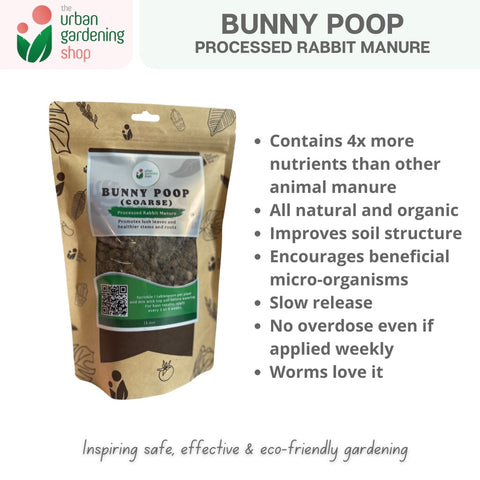 Bunny Poop - Processed and Dried Rabbit Manure 1 liter