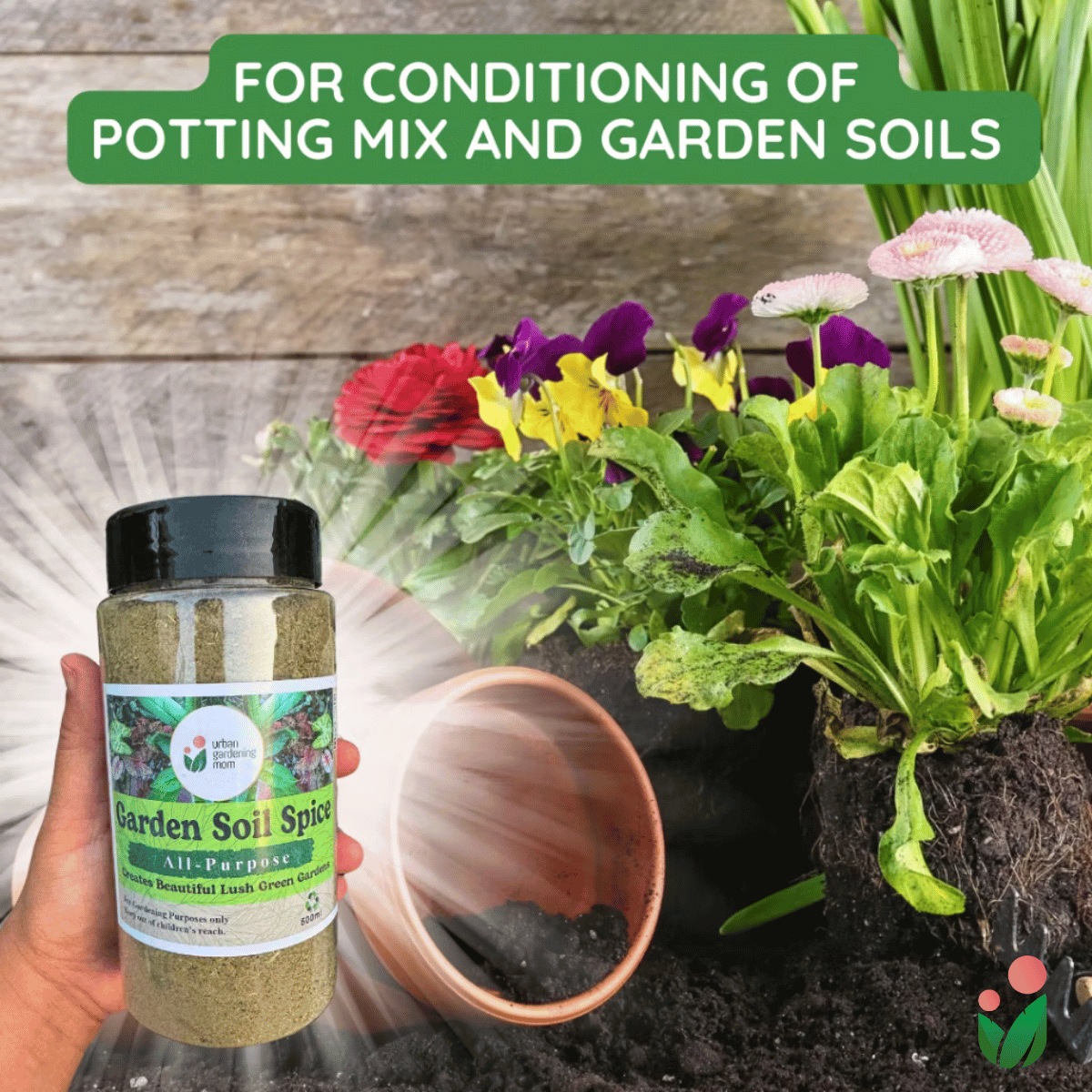 All Purpose Garden Soil Spice - All Natural Plant Food for Potted Plants