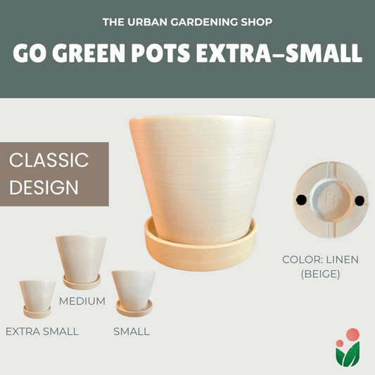 Go Green Eco-Friendly Garden Pots - Classic Design Small And Medium Sizes