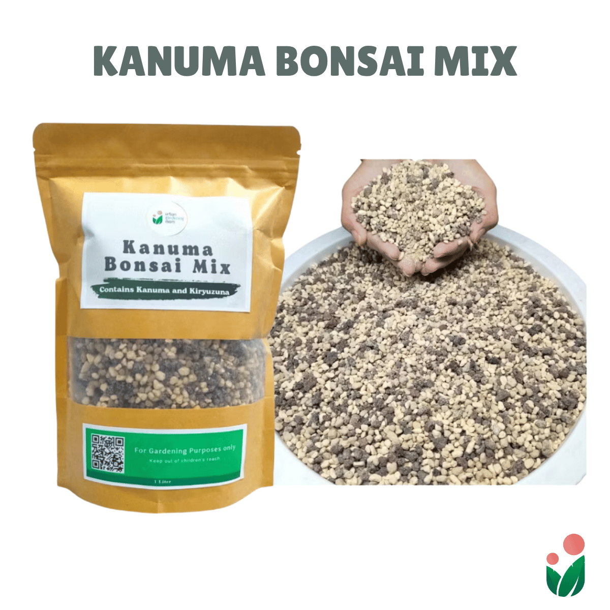 1-liter Kanuma Bonsai Mix - Pre-mixed and Ready to Use