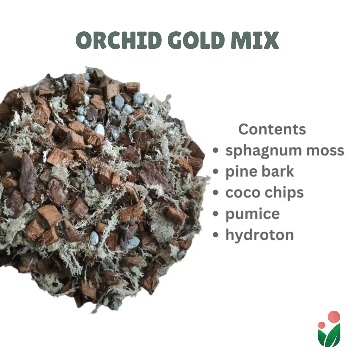 8-Liter Orchid Gold Mix  - Premium Potting Media for Orchids, Bromeliads, Air Plants,  and Other Types of Epiphytic Plants
