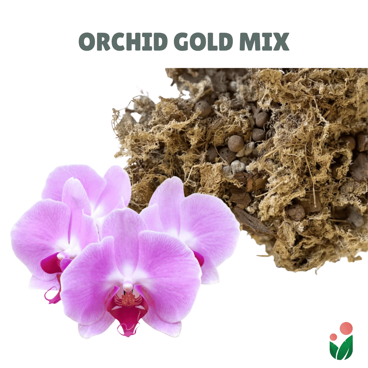 8-Liter Orchid Gold Mix  - Premium Potting Media for Orchids, Bromeliads, Air Plants,  and Other Types of Epiphytic Plants