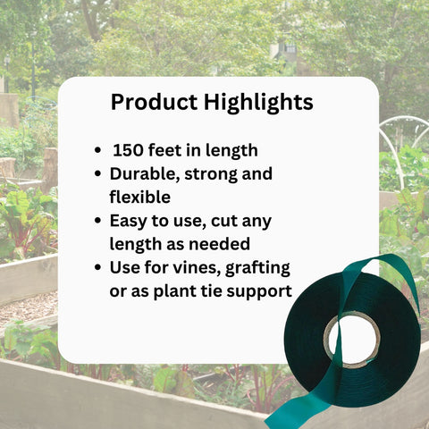 Green Garden Tie Tape for Vines Grafting Plant Support