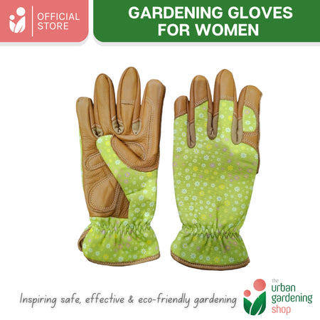 Stylish Gardening Gloves for Women (Grip Made of Durable Leather)