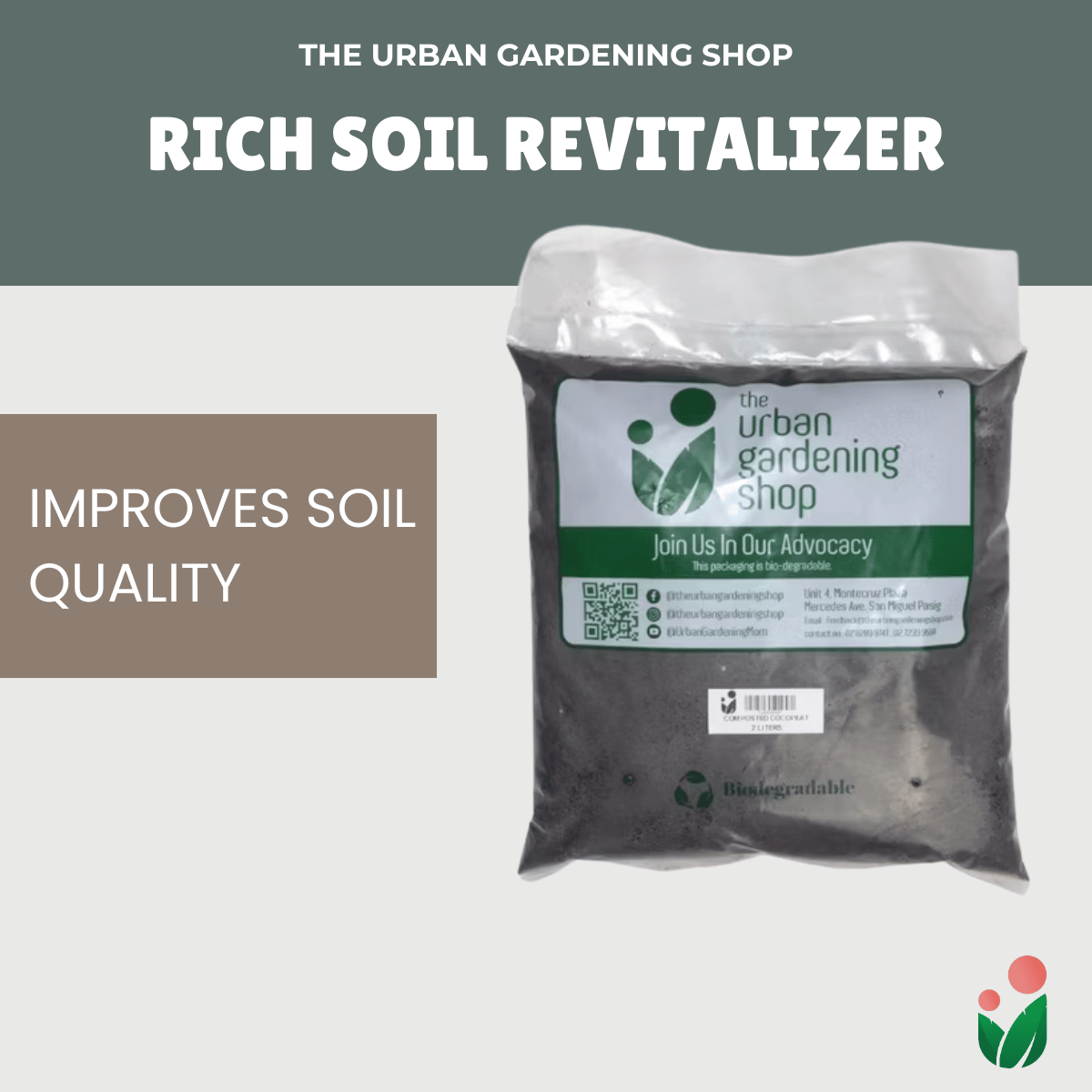 RICH SOIL REVITALIZER   (High Quality Soil Conditioner for Visibly Healthier Plants)