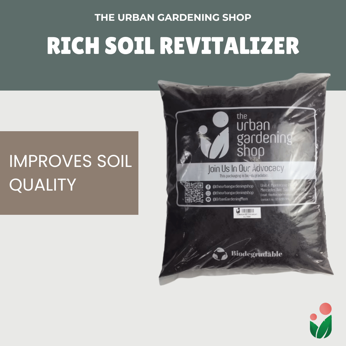 RICH SOIL REVITALIZER   (High Quality Soil Conditioner for Visibly Healthier Plants)