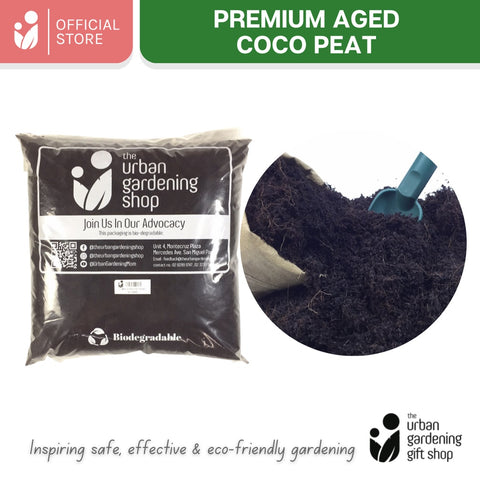 Aged Composted Coco Peat - Soil Substitute for Potted Plants