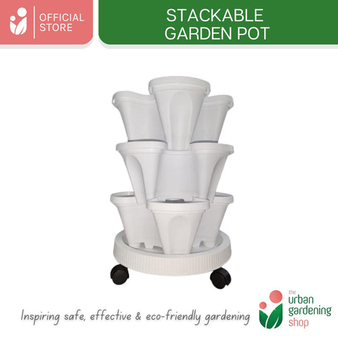 Stackable Balcony Planter-with optional Drip Tray  on Wheels