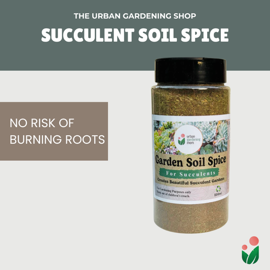 Garden Soil Spice for Succulents - All Natural Soil Additive for Cactus and Succulents