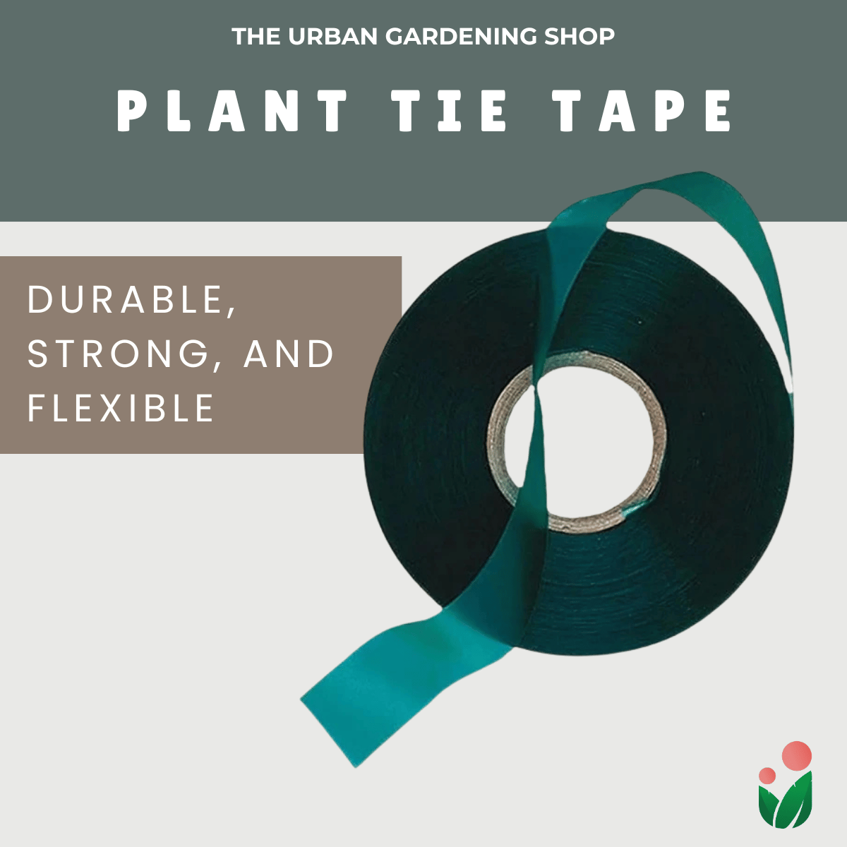 Green Garden Stretch Tie Tape