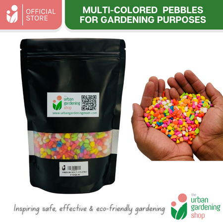 Premium Multicolored Pebbles|  Ideal as Decorative Topping or Filling For Gardening and Aquariums  1kilo