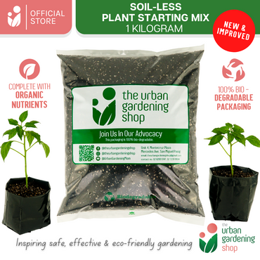 Soil-less Plant Starting Mix (2.0 Liter per Pack + FREE Starting Guide Kit)| Best Grow Media For Starting Plants