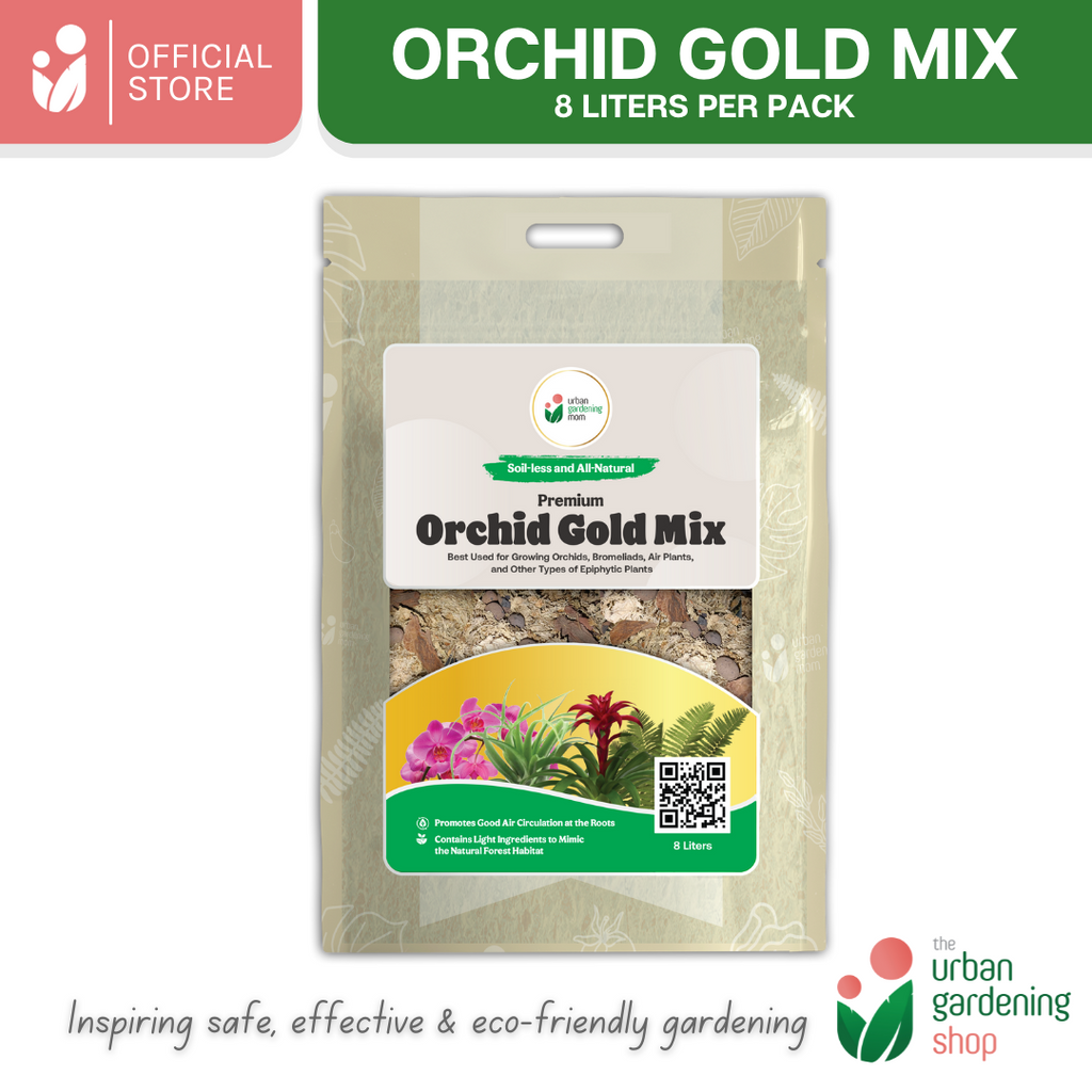 8-Liter Orchid Gold Mix  - Premium Potting Media for Orchids, Bromeliads, Air Plants,  and Other Types of Epiphytic Plants