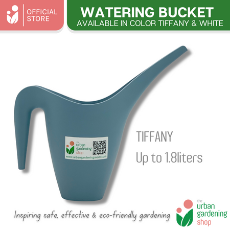 Long Beak Watering Bucket|   1.0 liter White or 1.8 liter Tiffany