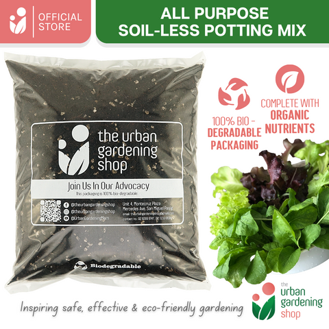 8-liter SOIL-LESS POTTING MIX FOR ALL PURPOSE   Soil-less Potting Mix (Better than Loam Soil) Plus Choice of Rabbit Manure, Chicken Manure or Worm Castings